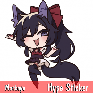 Mackoyo Hype Sticker