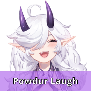 Powdur Laugh Sticker