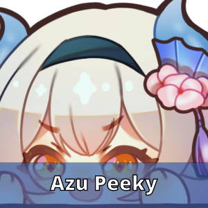 Azu Peeky Sticker