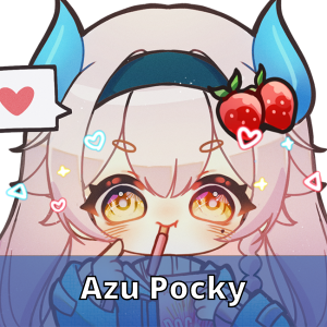 Azu Pocky Sticker