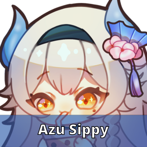 Azu Sippy Sticker