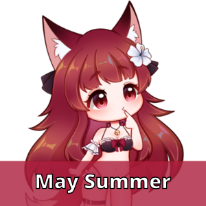 Maykitsune Summer Sticker