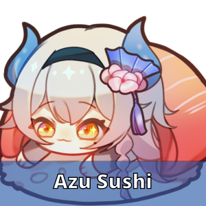Azu Sushi Sticker