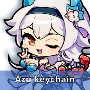 Azuryuna Azu+Kevin Keychain